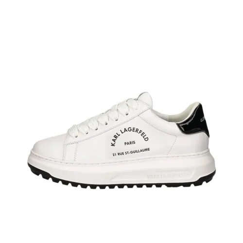 KARL LAGERFELD Maison Karl Lace Low Top Casual Shoes Twin 5cm Men's White