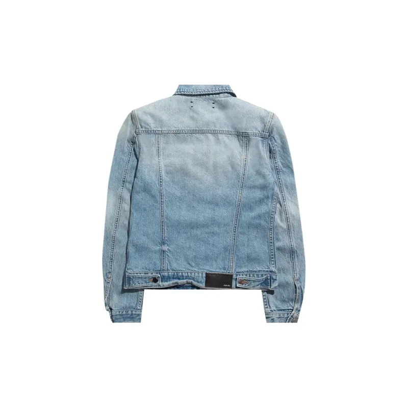 AMIRI Strong Shoulder Trucker 'Clay Indigo'-1