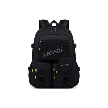 EDISON Oxford Backpack Large Size Unisex Multicolor