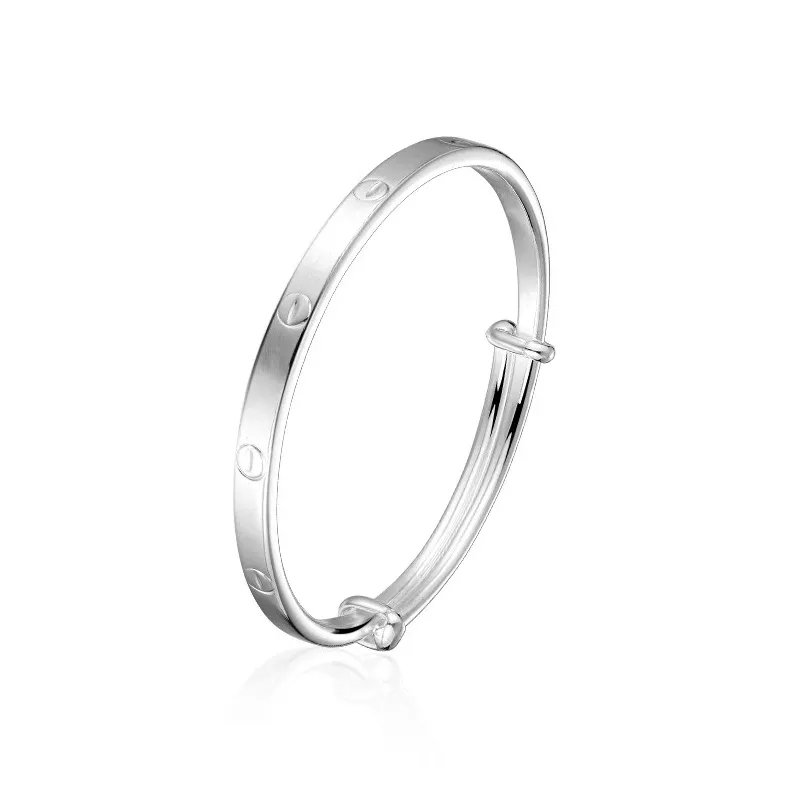 Brahmacharya 999 Fine Silver Bangles Women's-0