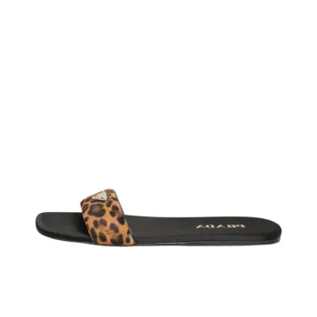 PRADA Slide Slippers Women's Yellow