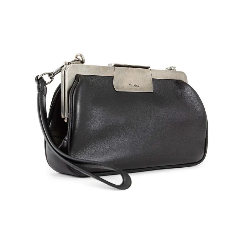 MaxMara Logo Engraved Shoulder Bag-1