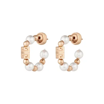 Givenchy 4G Pearl Detailed Earrings