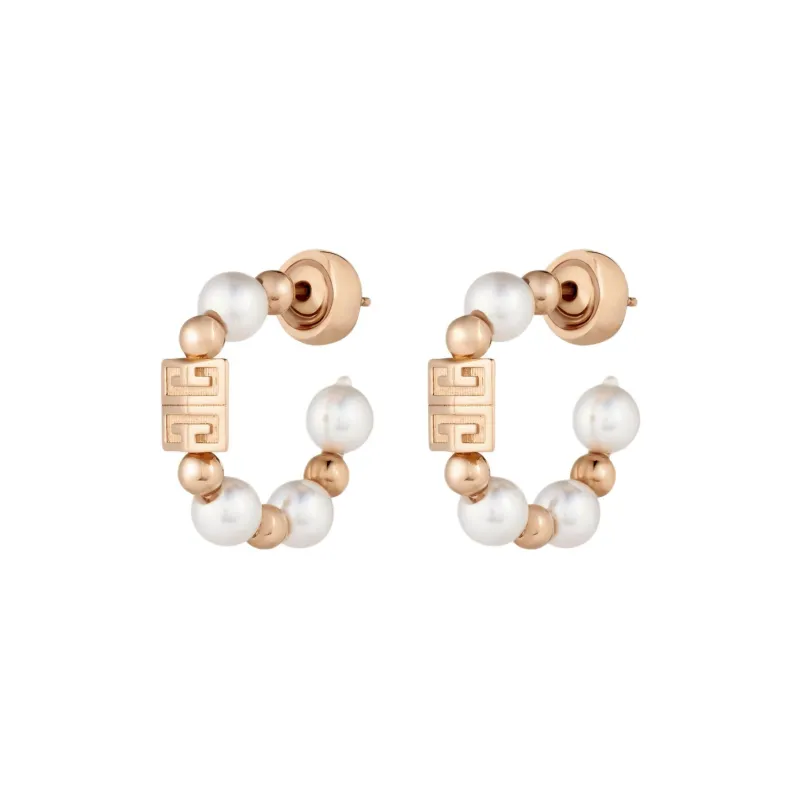 Givenchy 4G Pearl Detailed Earrings-0