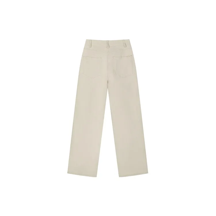 Teenie Weenie Casual Pants Women's Ivory White-2