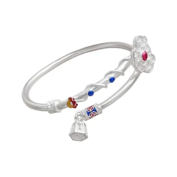 BKBU 999 Fine Silver Bangles Women's