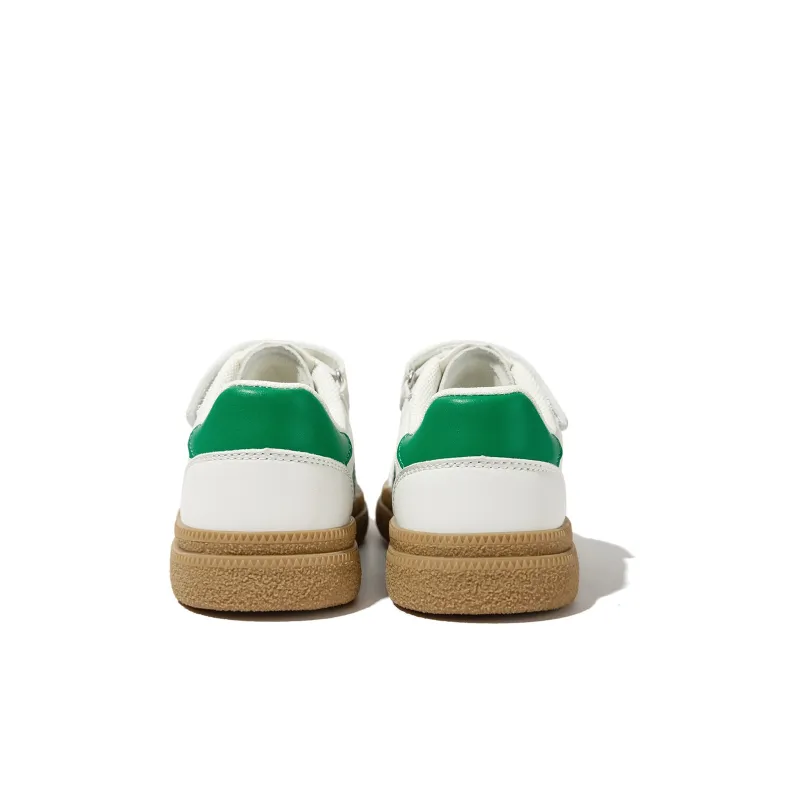 BELLE Low Top Kids Lifestyle Shoes Beige Green Kids-3