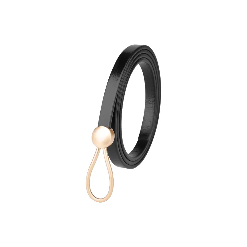 CATELLES Top Grain Cow Leather Leather Belts Women's 1.1cm-1