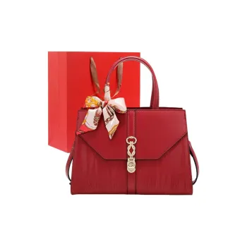 PAYOT Synthetic Leather Wedding Set Shoulder Bag Crossbody Bag Handbag Regular Women's Burgundy