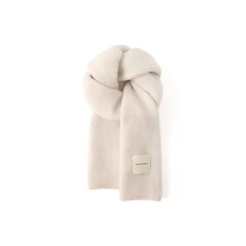 FREE RABBITⅡ Polyester Knit Scarves Unisex