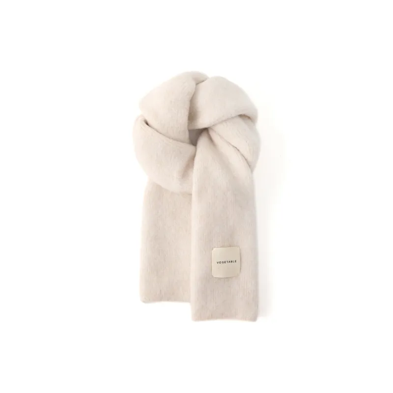 FREE RABBITⅡ Polyester Knit Scarves Unisex-0