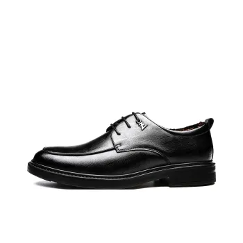 CHINT Dress Shoes Men Low Top Black
