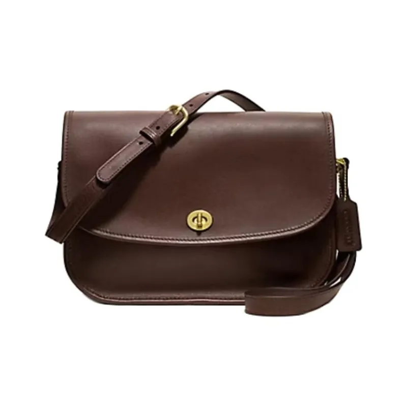 COACH City Glove Tanning Hobo Bag Shoulder Bag Crossbody Bag Large Size Women's Redwood Brown-2
