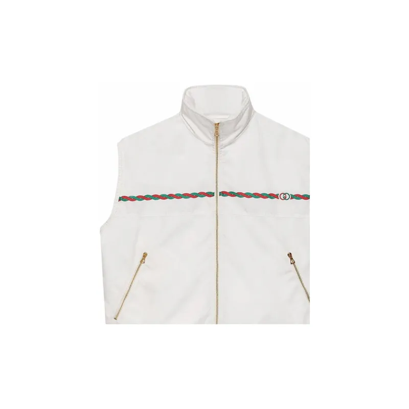 GUCCI Gg Embroidered Vest-7