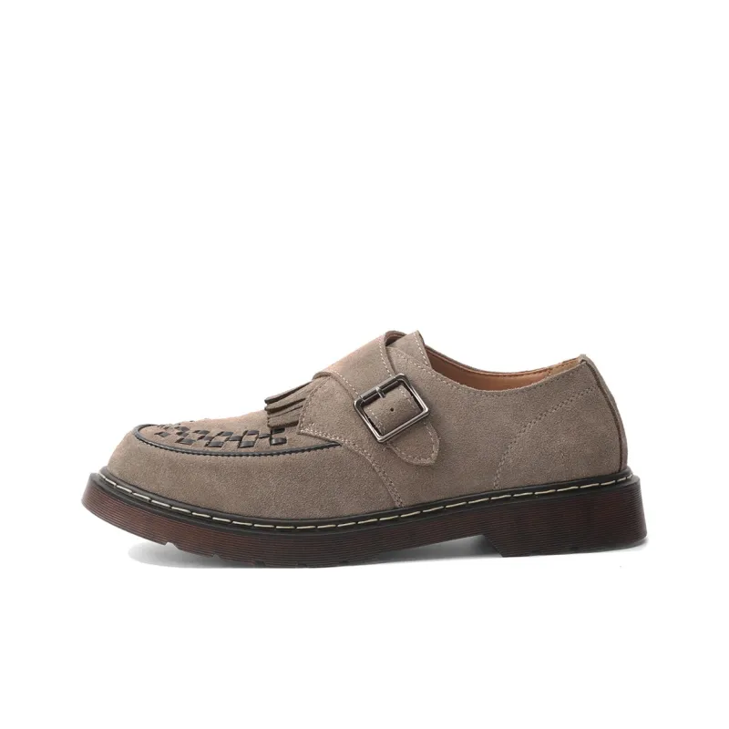 TOM TAILOR Gray Tone Gentleman Buckle Shoes Loafers Men's-6