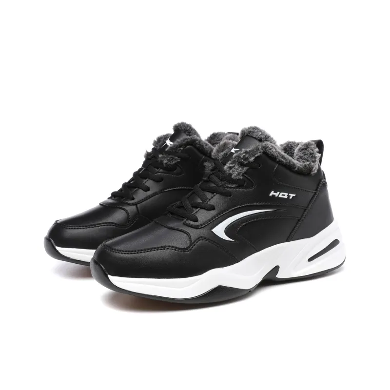 RED DRAGONFLY Casual Shoes Men High Top Black/White Black-2