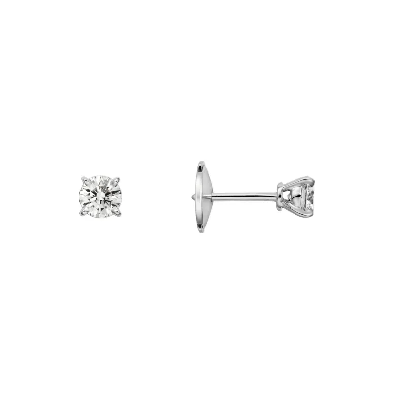 CARTIER White Gold Earrings Unisex Silver-1