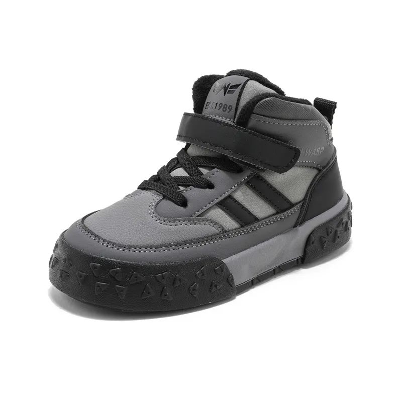 BIG WASP Wear Resistant Cushioning Warm Mid Top Kids Lifestyle Shoes Kids'-14