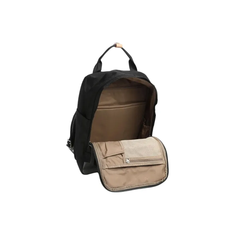 Doughnut Polyester Backpack Large Size Unisex Gray Multicolor Stone-2