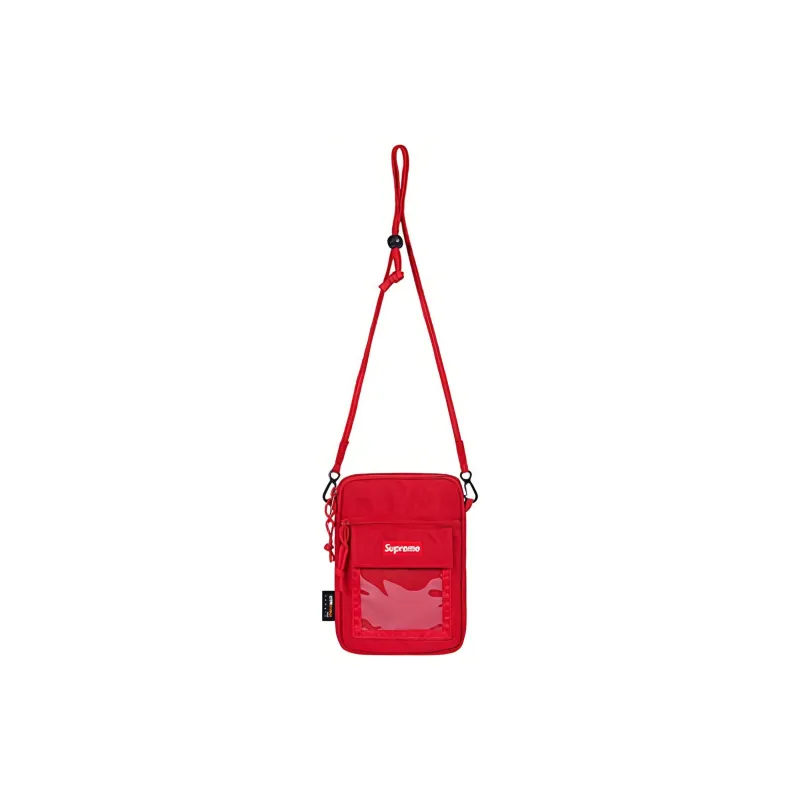 Supreme SS19 Nylon Crossbody Bags Unisex Red-0