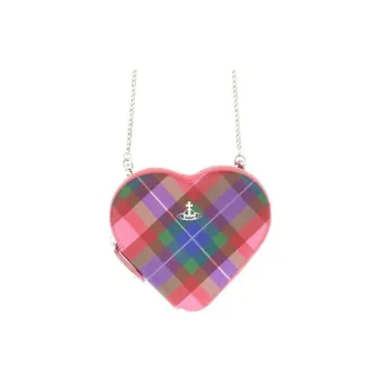 Vivienne Westwood Checked Chain Linked Crossbody Bag