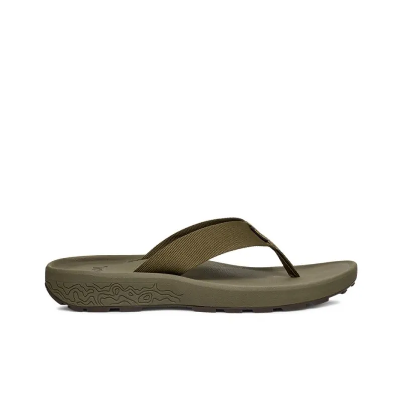 Teva Hydratrek Flip Abrasion-Resistant Slip-Resistant Flip Flops Men's Green-1