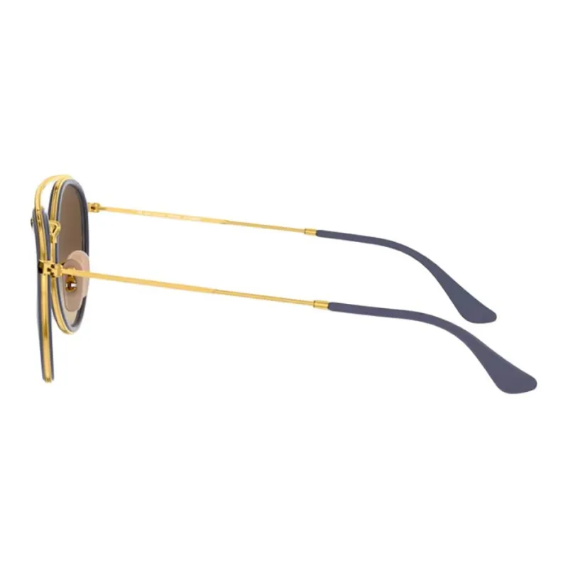 RayBan Metal Round Sunglasses Unisex Gold-2
