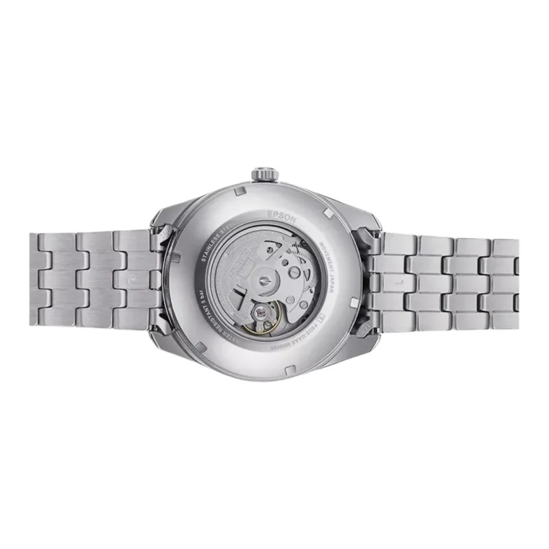 ORIENT Automatic Mechanical Movement Stainless Steel Metal Strap Watch Men's Watches Blue Dial-3
