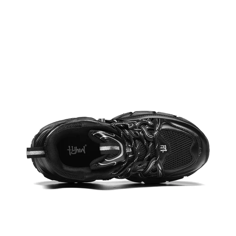 Boogie Bear Cushioning Anti-Slip And Wear-Resistant Height Increasing Low-Top Chunky Sneakers Unisex-16