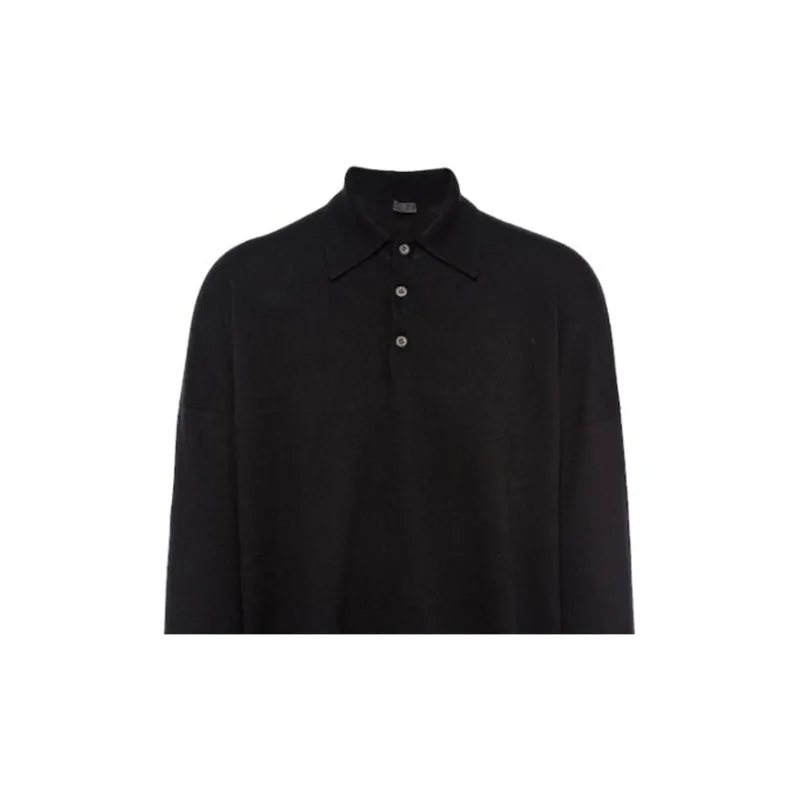 PRADA Cashmere Polo Shirt-5