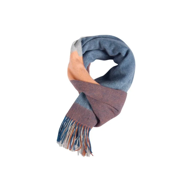 H YXIANG 100% Pure Wool Knit Scarves Women's-2