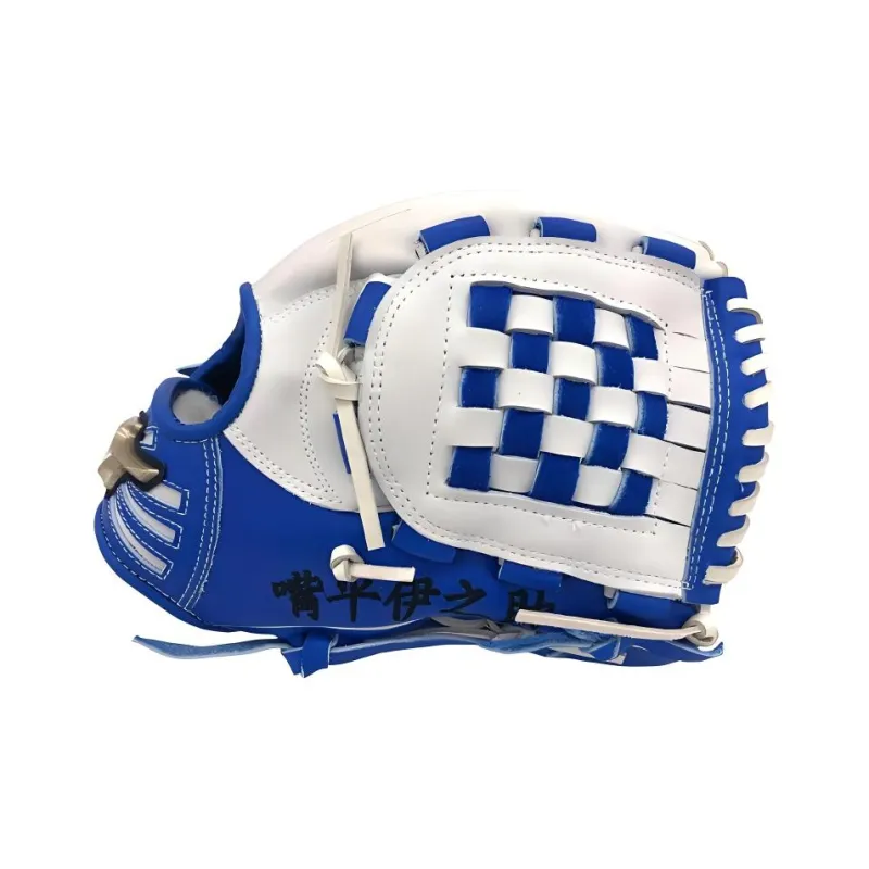 Mizuno Baseball Gloves Pitching Glove Top Grain Cow Leather Unisex Blue White-2