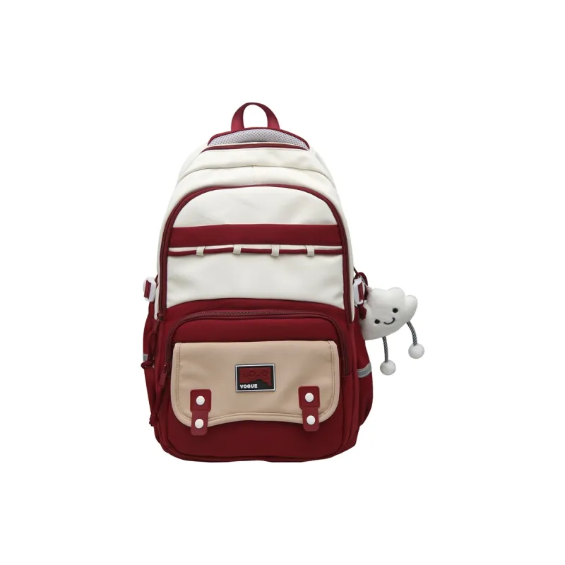 Gorora Nylon Backpack Regular Women's Green/Burgundy/Ginger Yellow/Khaki Violet/Black-3
