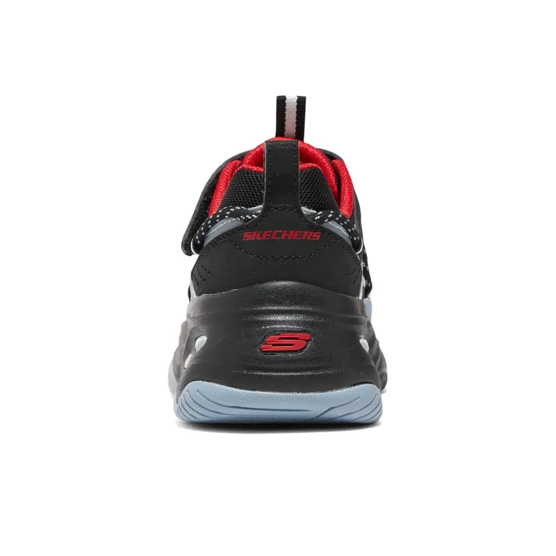 Skechers Anti Slip Wear Resistant Kids Lifestyle Shoes Black Teenagers-4