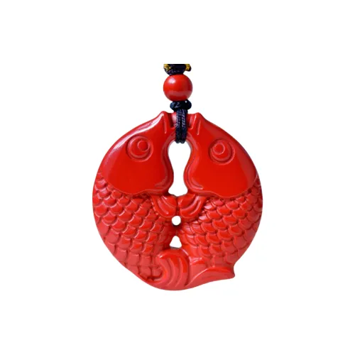 HUWEI Cinnabar Necklaces Unisex