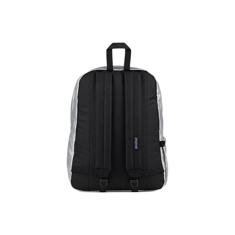 JanSport Polyester Backpack Unisex Silver-6