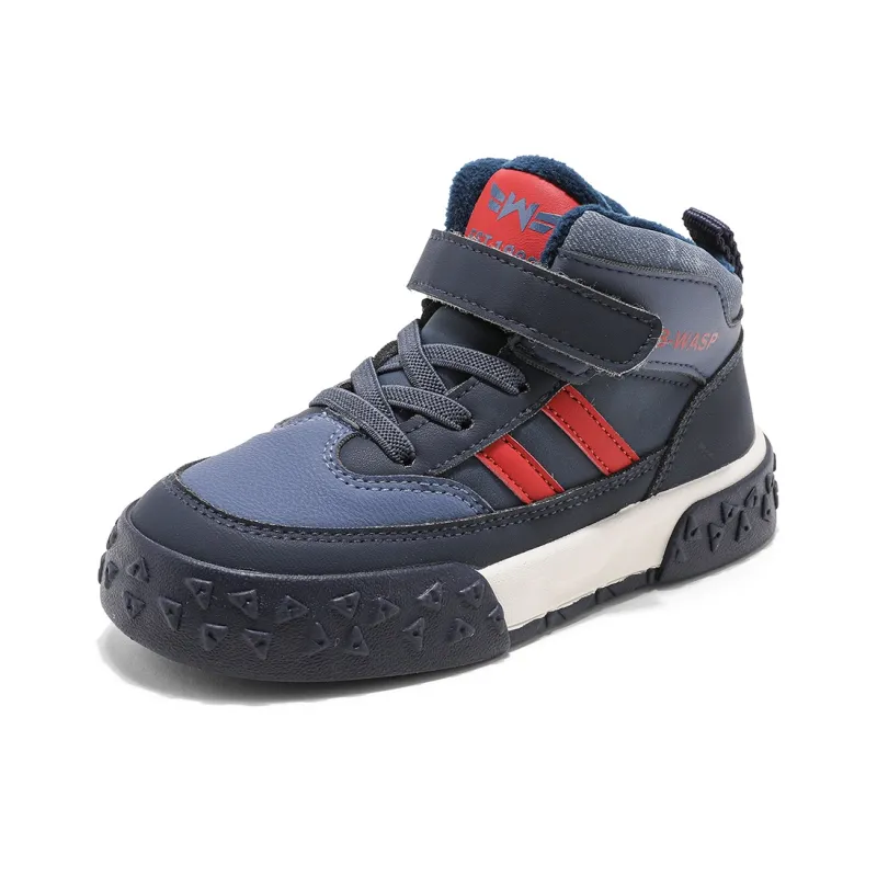 BIG WASP Wear Resistant Cushioning Warm Mid Top Kids Lifestyle Shoes Kids'-8