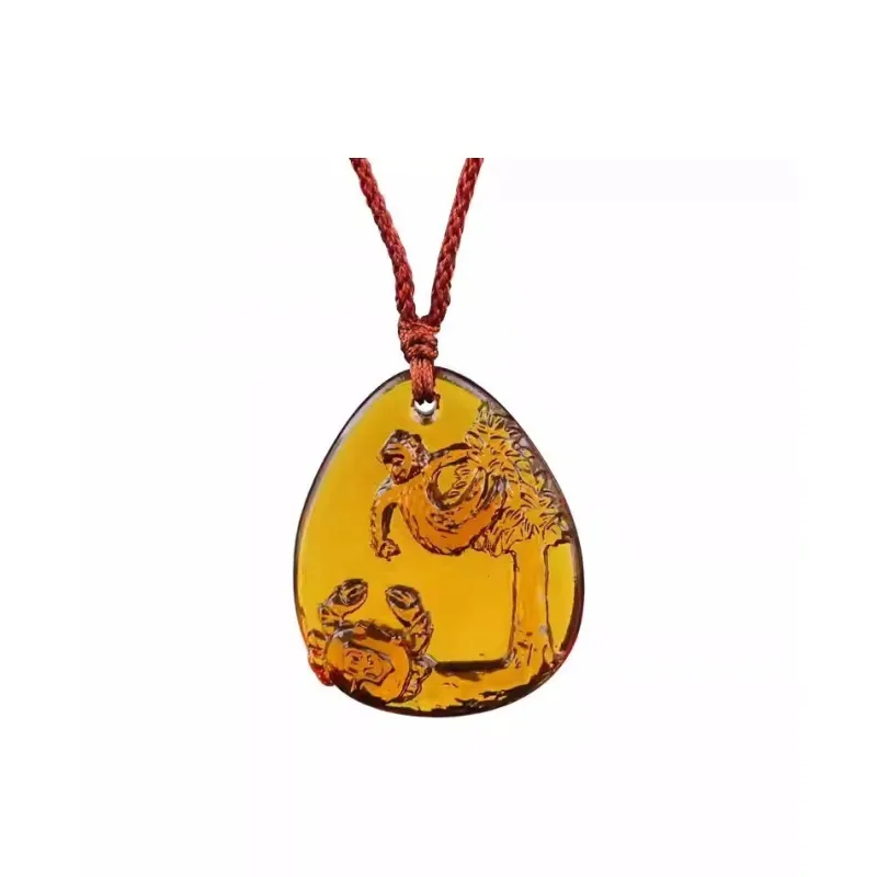 Sweet Kisses Colored Glaze Necklaces Unisex-0