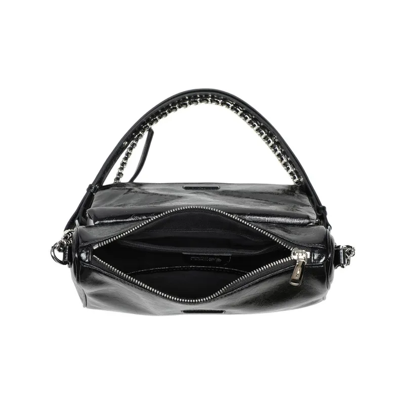 MILLIE'S Synthetic Leather Shoulder Bag Crossbody Bag Hobo Bag Regular Women's Black-5