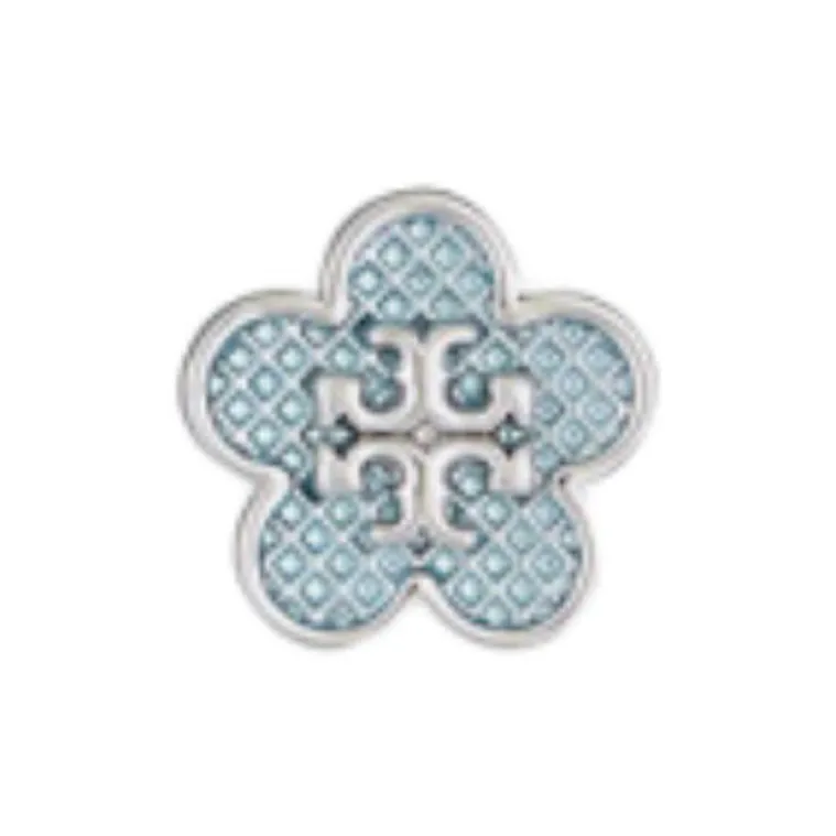 TORY BURCH Kira Flower Enamel Stud Earrings-2