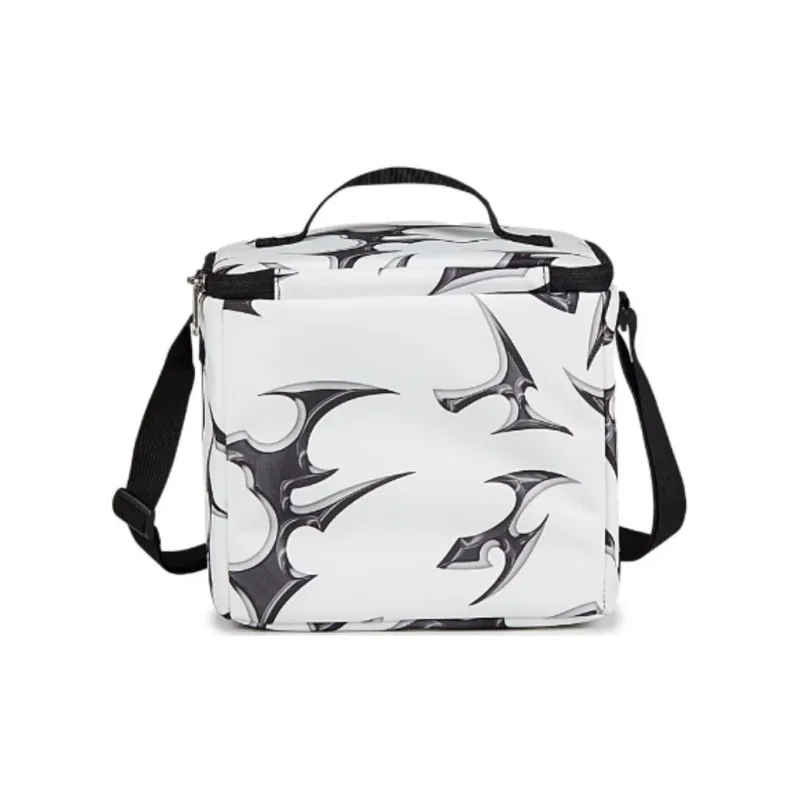 JanSport Polyester Lunch Box Storage Bag Unisex Network Silver White-3