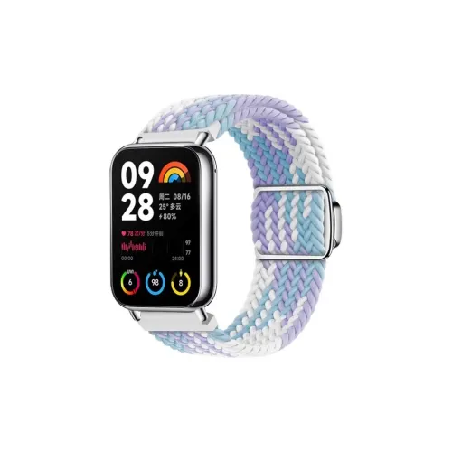 FZRT Xiaomi Compatibility Watch Band Magnetic Clasp Nylon Braided Quick Release Strap Nylon Material
