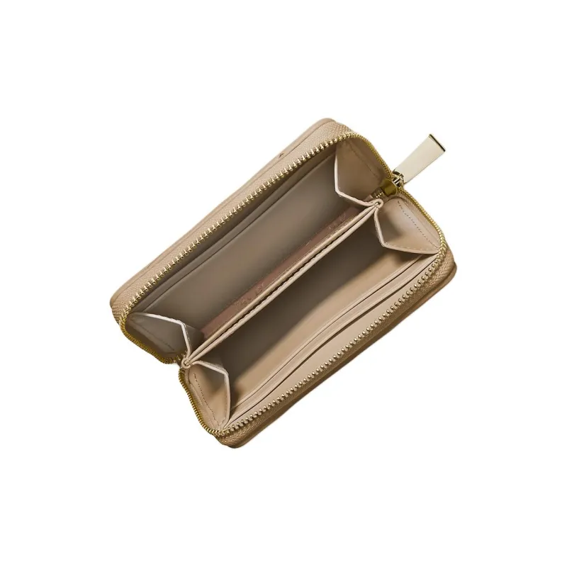 MICHAEL KORS Jet Set Leather Wallet Card Holder Clutch Medium Size Women's Camel-3