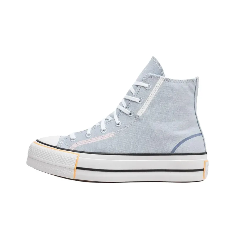 Converse Chuck Taylor All Star Anti Slip Wear Resistant High Top Canvas Shoes Women's Light Blue-0