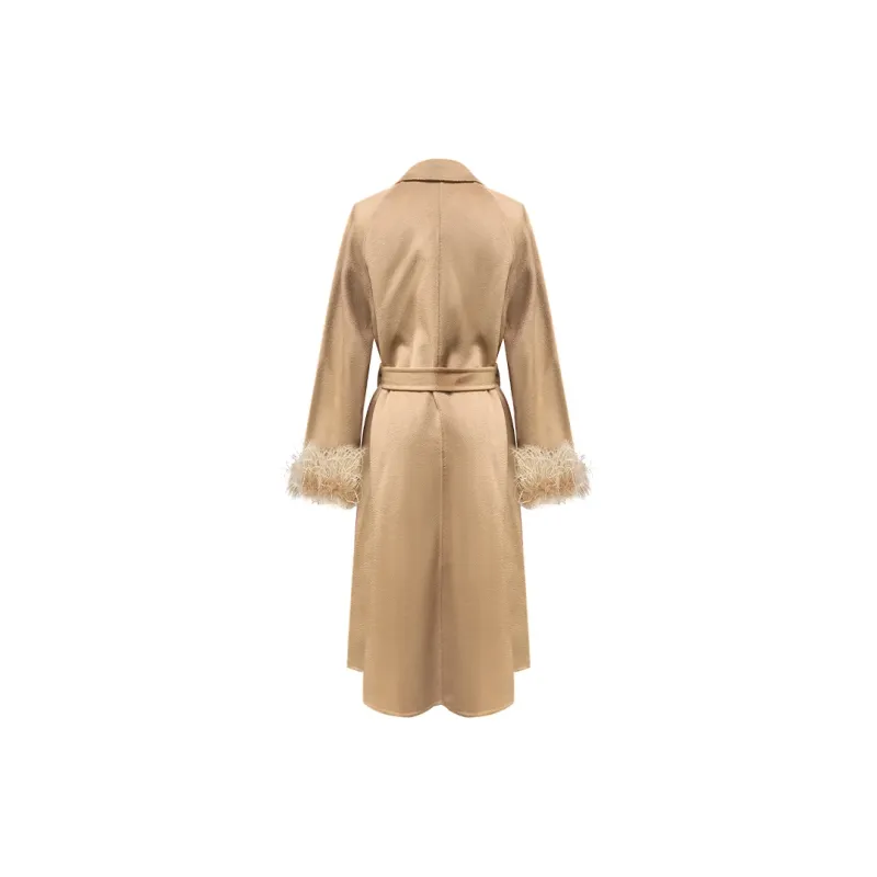 FLONAKED Coats Women's Camel-1