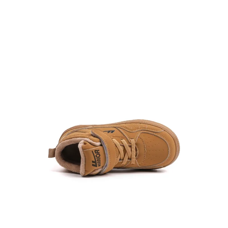 Warrior Thermal Mid Top Kids' Skateboarding Shoes Brown Kids'-2