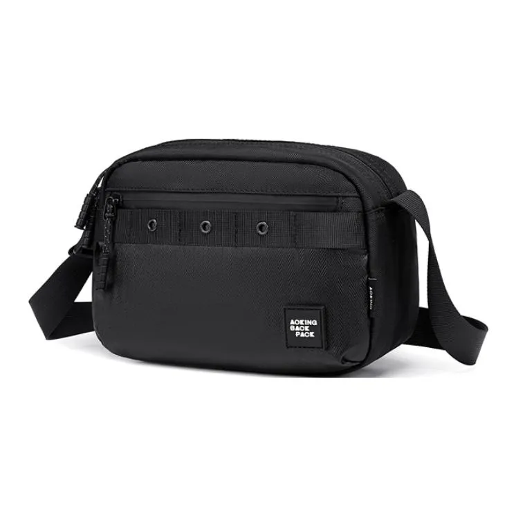 LVEYING Fabric Crossbody Bag Shoulder Bag Unisex Black-1