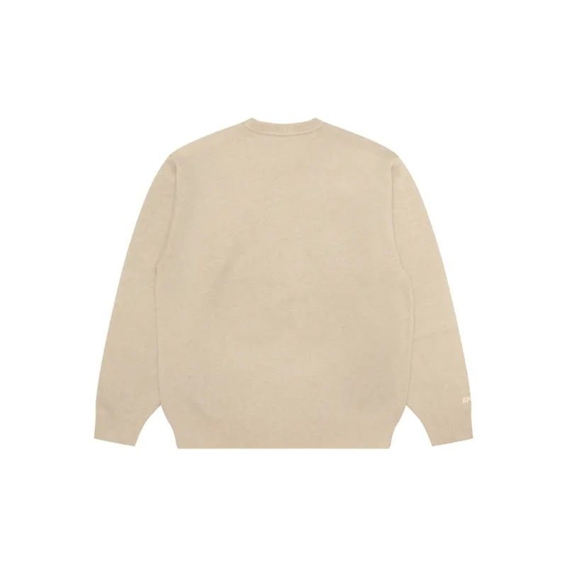 Aape Moonface logo Crew neck Jumper-3