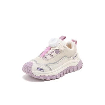 ABC KIDS Slip Resistant Anti Kick Lightweight Cushioning Warm Kids Lifestyle Shoes Beige Purple Kids'