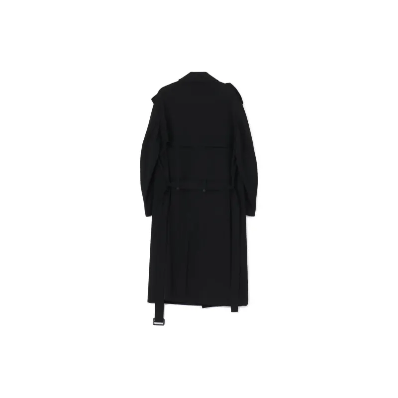 Yohji Yamamoto Y's For Men FW24 Trench Coat Men's Black-1